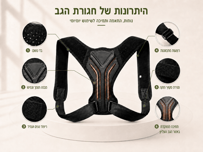 חגורת תמיכה לכתפיים MYLUR